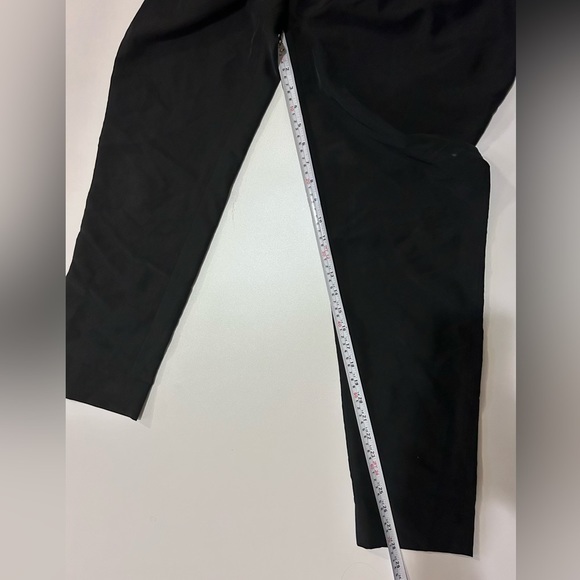 Cos Women's Black High Rise Trouser Pants Elastic Waist - Picture 8 of 9
